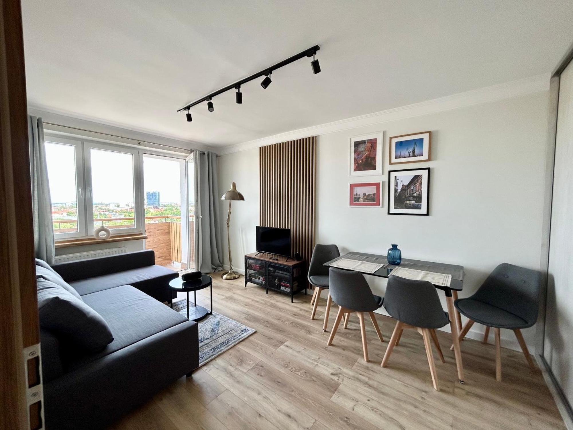 Apartament Z Widokiem Na Gdansk I Zatoke Free & Priv Parking 외부 사진